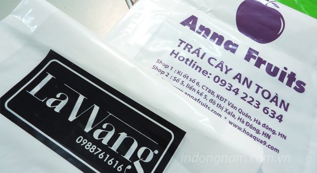 Báo giá in túi ni lông màng PE cho shop