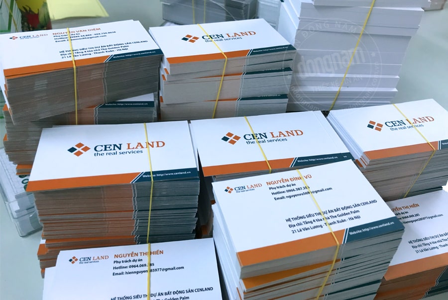 Báo giá in card visit công ty bất động sản Báo giá in card visit công ty bất động sản