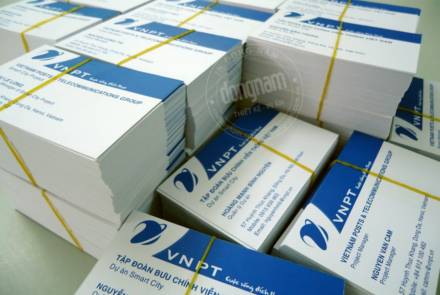 Báo giá in card visit bưu chính VNPT Báo giá in card visit bưu chính VNPT