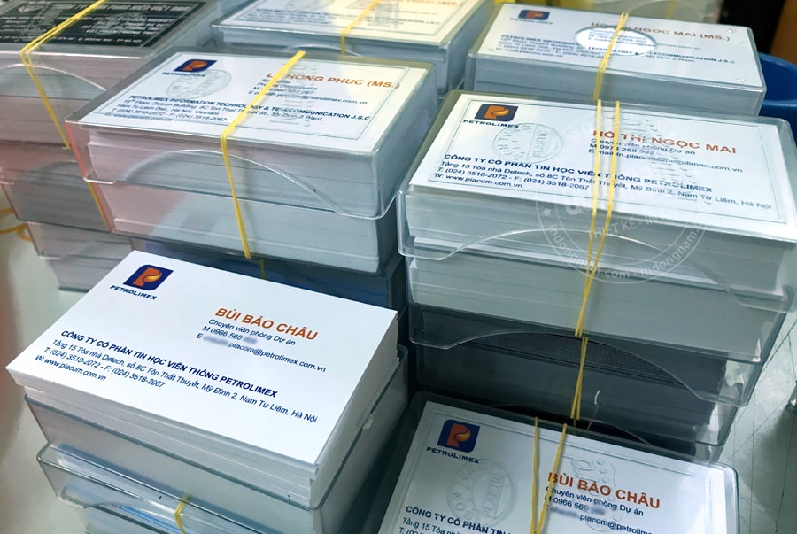 Báo giá in card visit xăng dầu Petrolimex Báo giá in card visit xăng dầu Petrolimex