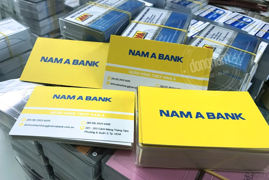 In card visit ngân hàng Nam Á Bank