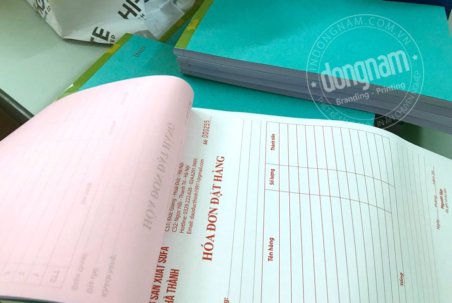 kích thước và loại giấy in hóa đơn bán lẻ