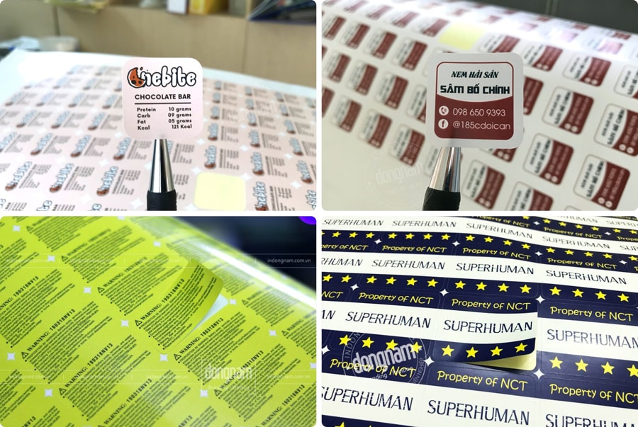in decal giấy dùng làm nhãn mác dán in decal giấy dùng làm nhãn mác dán
