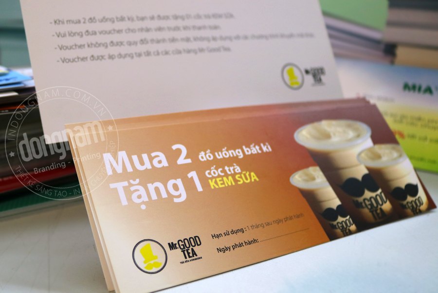 in voucher cho quán trà sữa in voucher cho quán trà sữa
