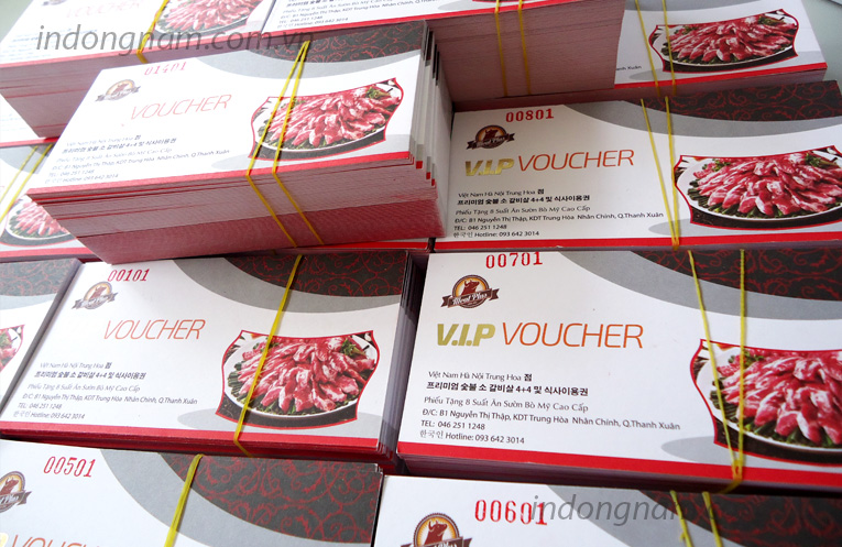 in voucher cao cấp chất liệu giấy offset ép nhũ in voucher cao cấp chất liệu giấy offset ép nhũ