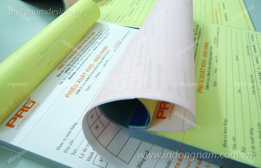 in phiếu xuất kho A4 giá rẻ