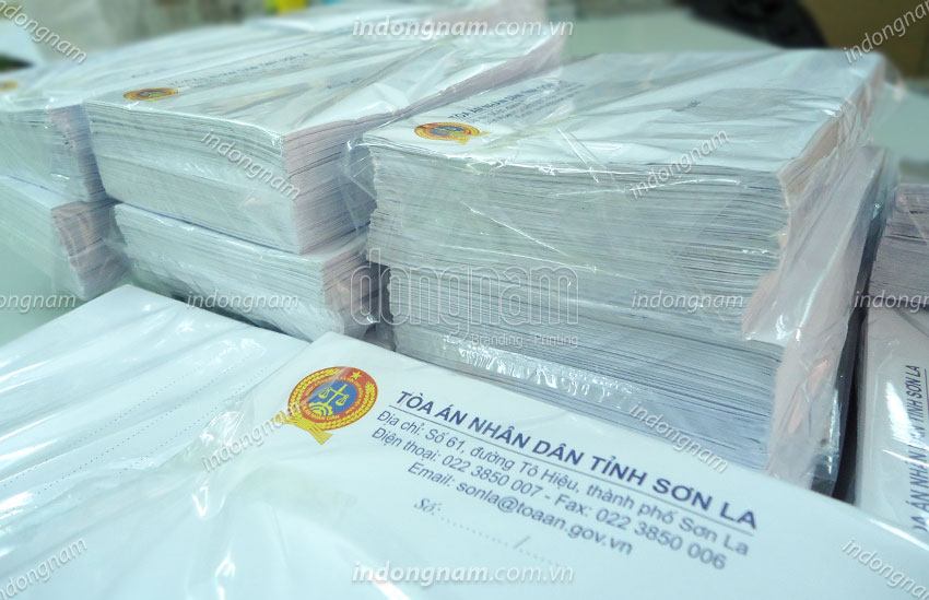 Bao giá in phong bì thư Bao giá in phong bì thư