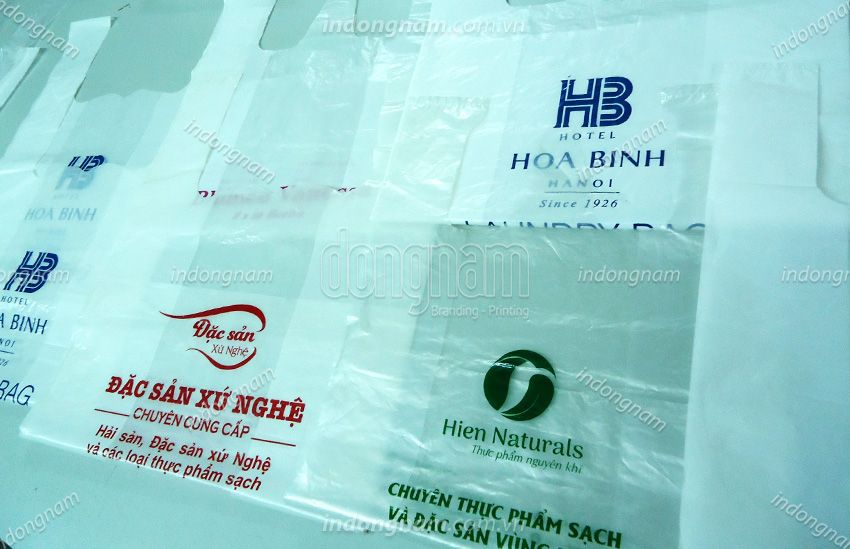 in túi ni lông hai quai siêu thị giá rẻ