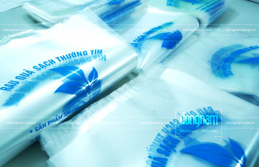 in túi bóng kính trong suốt cho cửa hàng thực phẩm sạch